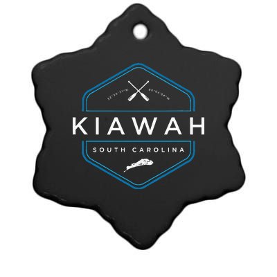 Kiawah Island South Carolina Beach Ceramic Star Ornament