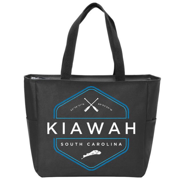 Kiawah Island South Carolina Beach Zip Tote Bag