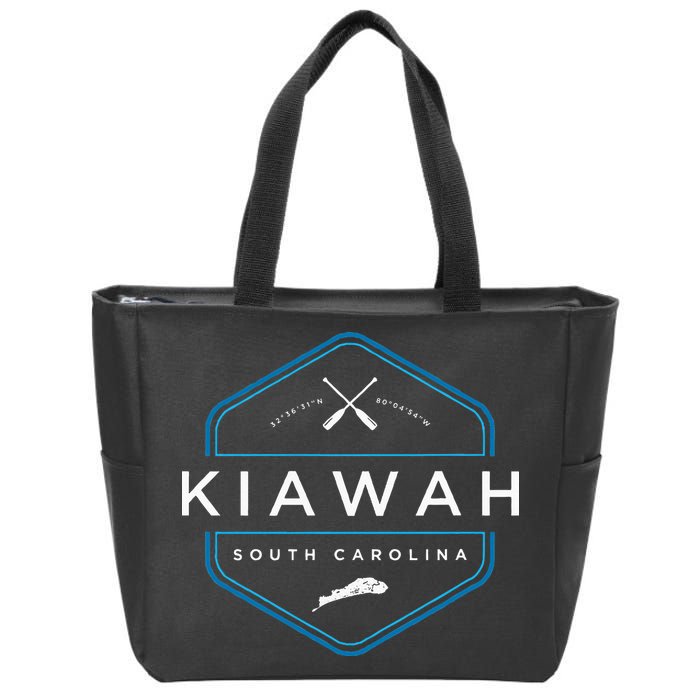 Kiawah Island South Carolina Beach Zip Tote Bag