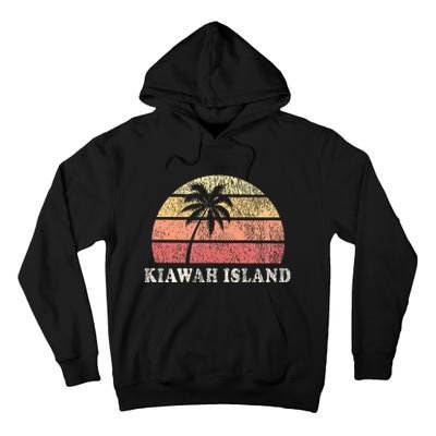 Kiawah Island Sc Vintage 70s Retro Throwback Design Tall Hoodie