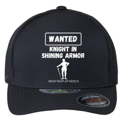 Knight In Shining Armor Sarcastic Rude Singles Dating Saying Gift Flexfit Unipanel Trucker Cap