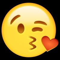 Kiss Face Emoticon Emoji Kissing Heart V-Neck T-Shirt