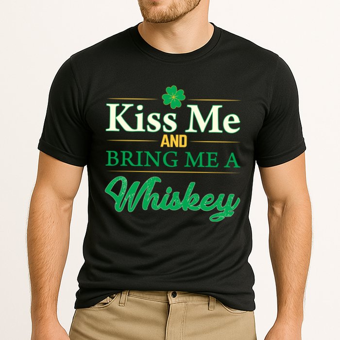 Kiss Me And Bring Me A Whiskey Cooling Performance Crew T-Shirt