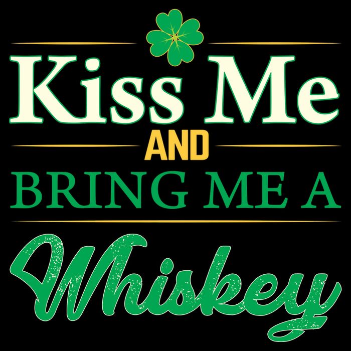 Kiss Me And Bring Me A Whiskey 7-Panel Snapback Hat