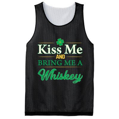 Kiss Me And Bring Me A Whiskey Mesh Reversible Basketball Jersey Tank