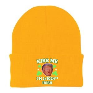 Kiss Me I'm 1/1024 Irish Trump St Patricks Day Knit Cap Winter Beanie