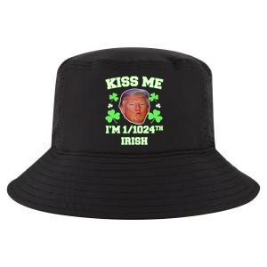 Kiss Me I'm 1/1024 Irish Trump St Patricks Day Cool Comfort Performance Bucket Hat