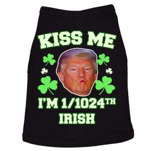 Kiss Me I'm 1/1024 Irish Trump St Patricks Day Doggie Tank