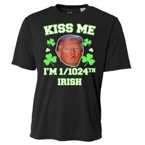 Kiss Me I'm 1/1024 Irish Trump St Patricks Day Cooling Performance Crew T-Shirt