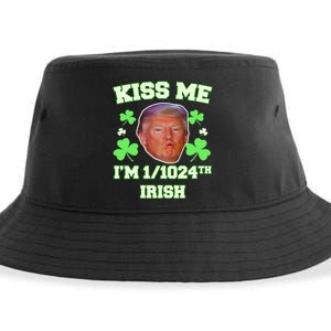 Kiss Me I'm 1/1024 Irish Trump St Patricks Day Sustainable Bucket Hat