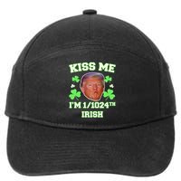 Kiss Me I'm 1/1024 Irish Trump St Patricks Day 7-Panel Snapback Hat