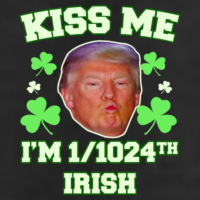 Kiss Me I'm 1/1024 Irish Trump St Patricks Day Beanie