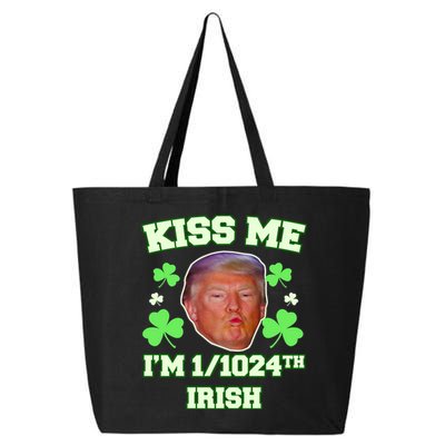 Kiss Me I'm 1/1024 Irish Trump St Patricks Day 25L Jumbo Tote