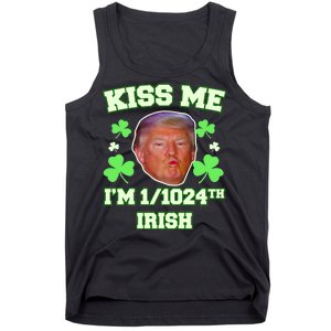 Kiss Me I'm 1/1024 Irish Trump St Patricks Day Tank Top