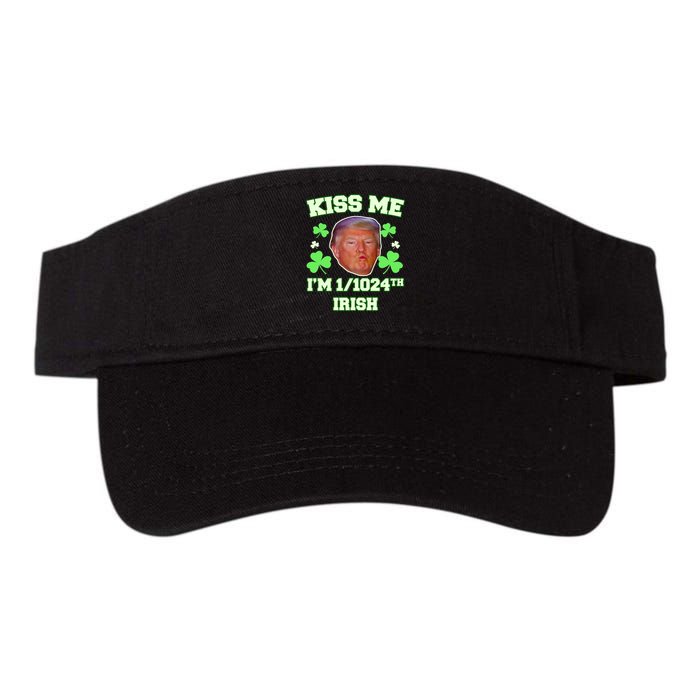 Kiss Me I'm 1/1024 Irish Trump St Patricks Day Valucap Bio-Washed Visor