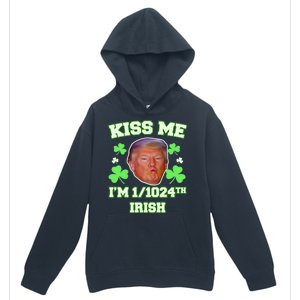 Kiss Me I'm 1/1024 Irish Trump St Patricks Day Urban Pullover Hoodie