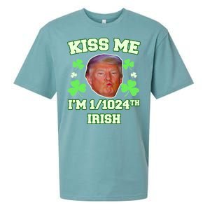 Kiss Me I'm 1/1024 Irish Trump St Patricks Day Sueded Cloud Jersey T-Shirt