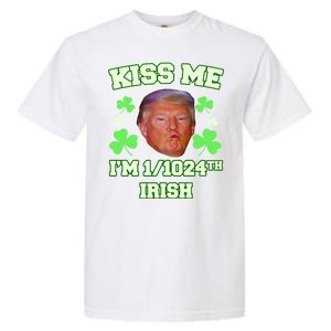 Kiss Me I'm 1/1024 Irish Trump St Patricks Day Garment-Dyed Heavyweight T-Shirt