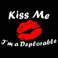 Kiss Me I'm a Deplorable Funny Eleciton 2016 Cooling Performance Crew T-Shirt