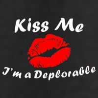 Kiss Me I'm a Deplorable Funny Eleciton 2016 Adult Drive Performance Visor