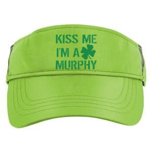 Kiss Me I'm A Murphy St. Patrick's Day Adult Drive Performance Visor