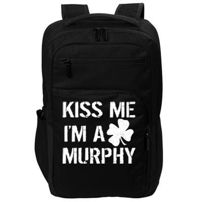 Kiss Me I'm A Murphy St. Patrick's Day Impact Tech Backpack