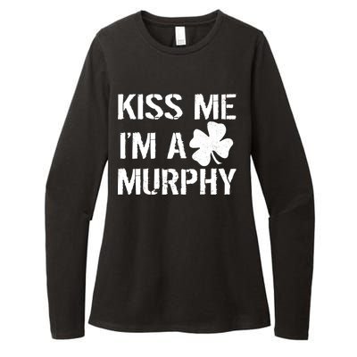 Kiss Me I'm A Murphy St. Patrick's Day Womens CVC Long Sleeve Shirt