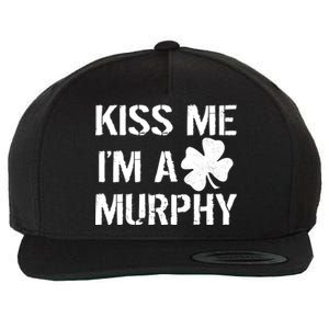 Kiss Me I'm A Murphy St. Patrick's Day Wool Snapback Cap