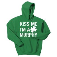 Kiss Me I'm A Murphy St. Patrick's Day Kids Hoodie