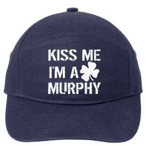 Kiss Me I'm A Murphy St. Patrick's Day 7-Panel Snapback Hat