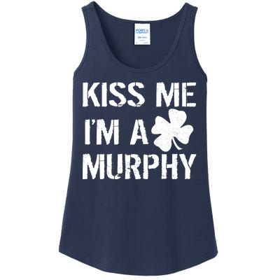 Kiss Me I'm A Murphy St. Patrick's Day Ladies Essential Tank