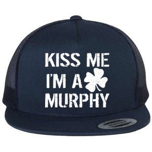 Kiss Me I'm A Murphy St. Patrick's Day Flat Bill Trucker Hat