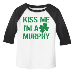 Kiss Me I'm A Murphy St. Patrick's Day Toddler Fine Jersey T-Shirt