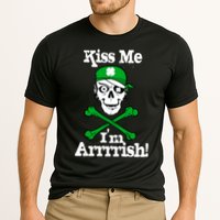 Kiss Me I'm Arrrish Pirate St. Patrick's Day Cooling Performance Crew T-Shirt