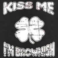 Kiss Me I'm Brownish Irish 11oz C Handle Ceramic Mug
