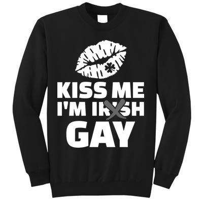 Kiss Me I'm Gay Irish Crossed Off Sweatshirt