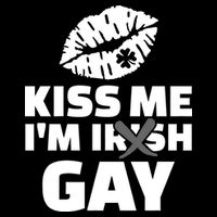 Kiss Me I'm Gay Irish Crossed Off Sweatshirt