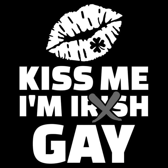 Kiss Me I'm Gay Irish Crossed Off Sweatshirt
