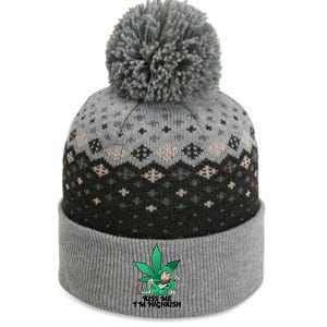 Kiss Me I'm Highrish The Baniff Cuffed Pom Beanie