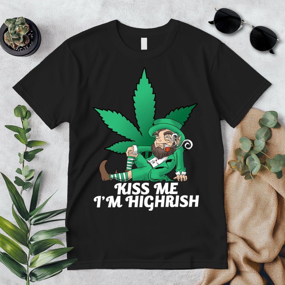 Kiss Me I'm Highrish Premium T-Shirt