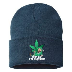 Kiss Me I'm Highrish Sustainable Knit Beanie