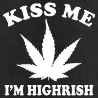 Kiss Me I'm Highrish Irish St. Patrick's Day Weed Cool Comfort Performance Bucket Hat
