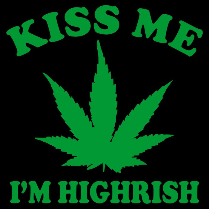 Kiss Me I'm Highrish Irish St. Patrick's Day Weed Mug
