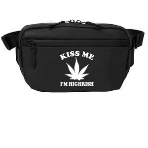 Kiss Me I'm Highrish Irish St. Patrick's Day Weed Crossbody Pack