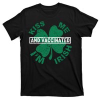 Kiss Me I'm Irish And Vaccinated T-Shirt