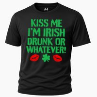 Kiss Me I'm Irish Drunk Or Whatever! Cooling Performance Crew T-Shirt