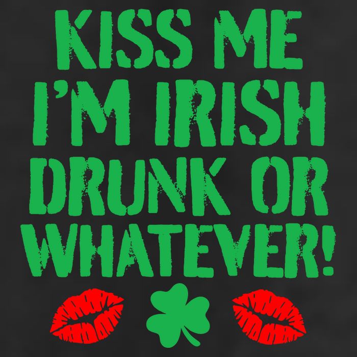 Kiss Me I'm Irish Drunk Or Whatever! Adult Drive Performance Visor