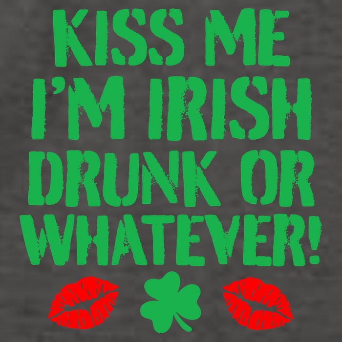 Kiss Me I'm Irish Drunk Or Whatever! Vector Backpack