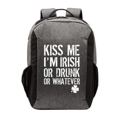 Kiss Me I'm Irish Or Drunk Whatever St Patricks Day Vector Backpack