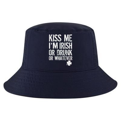 Kiss Me I'm Irish Or Drunk Whatever St Patricks Day Cool Comfort Performance Bucket Hat